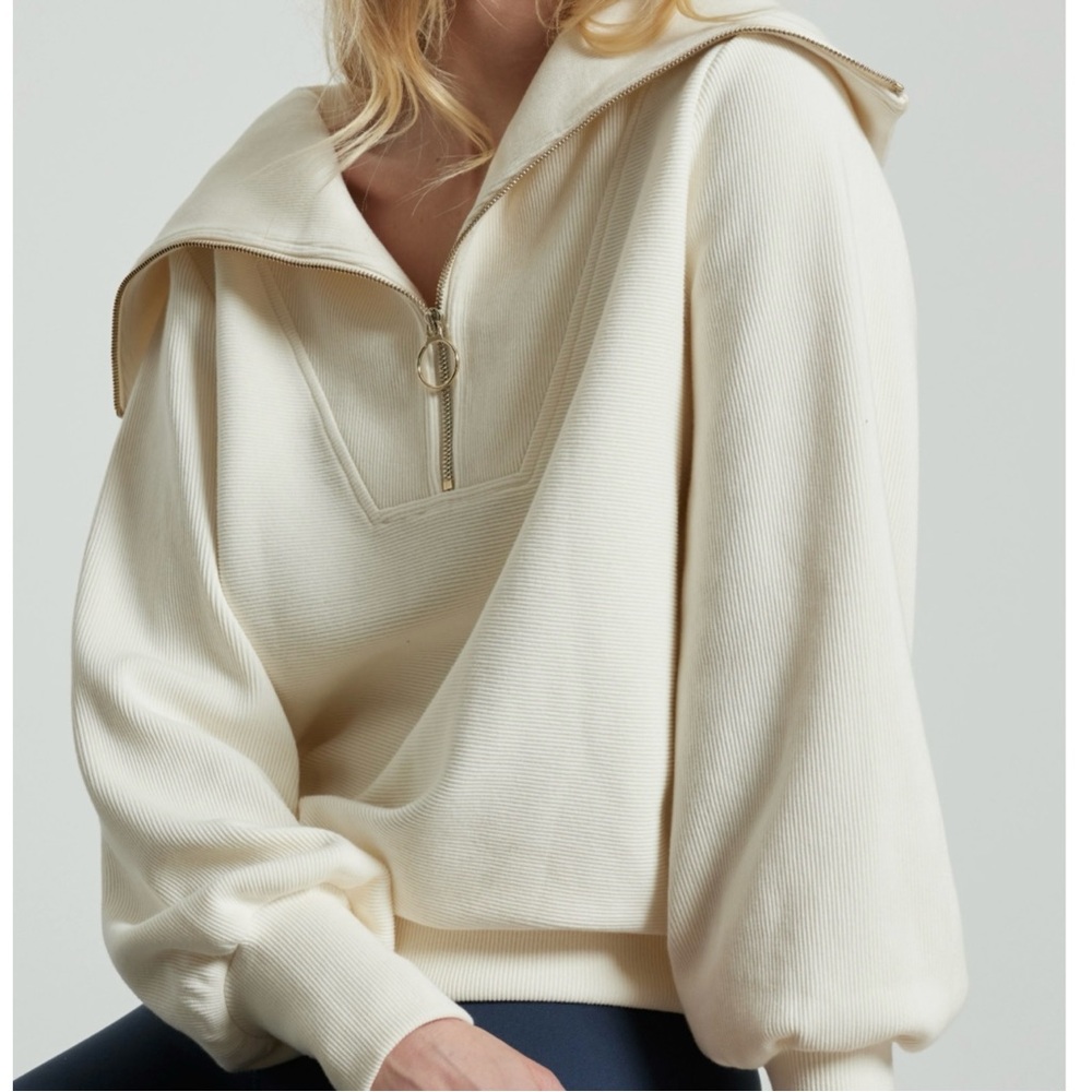 VARLEY Ivory Vine Half Zip